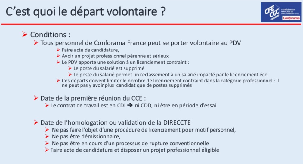 PDV explications